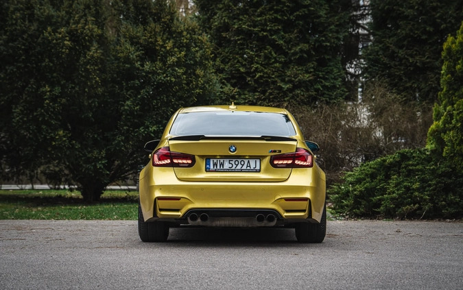 BMW M3 cena 189999 przebieg: 90000, rok produkcji 2015 z Warszawa małe 704